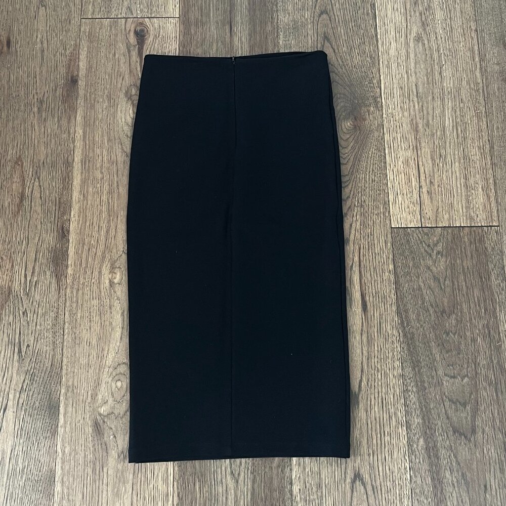 McQ by McQueen Black Stretch Pencil Skirt